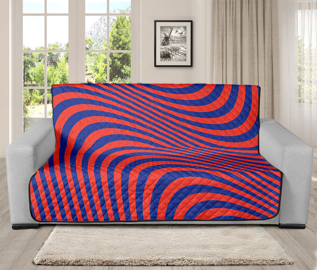 Psychedelic Illusion Print Futon Protector