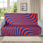 Psychedelic Illusion Print Futon Protector