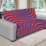 Psychedelic Illusion Print Futon Protector