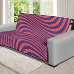 Psychedelic Illusion Print Futon Protector