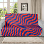 Psychedelic Illusion Print Futon Protector