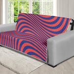 Psychedelic Illusion Print Futon Protector