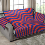 Psychedelic Illusion Print Loveseat Protector