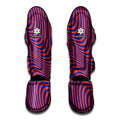 Psychedelic Illusion Print Muay Thai Shin Guards