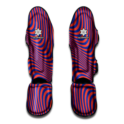 Psychedelic Illusion Print Muay Thai Shin Guard