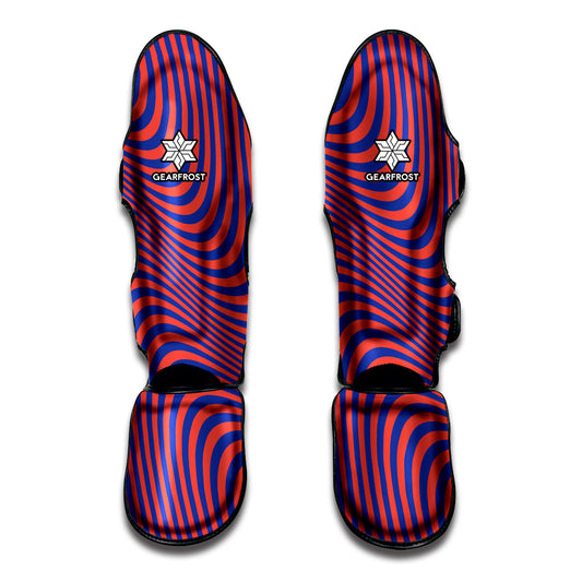 Psychedelic Illusion Print Muay Thai Shin Guard