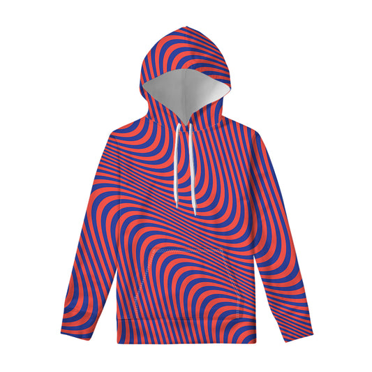 Psychedelic Illusion Print Pullover Hoodie