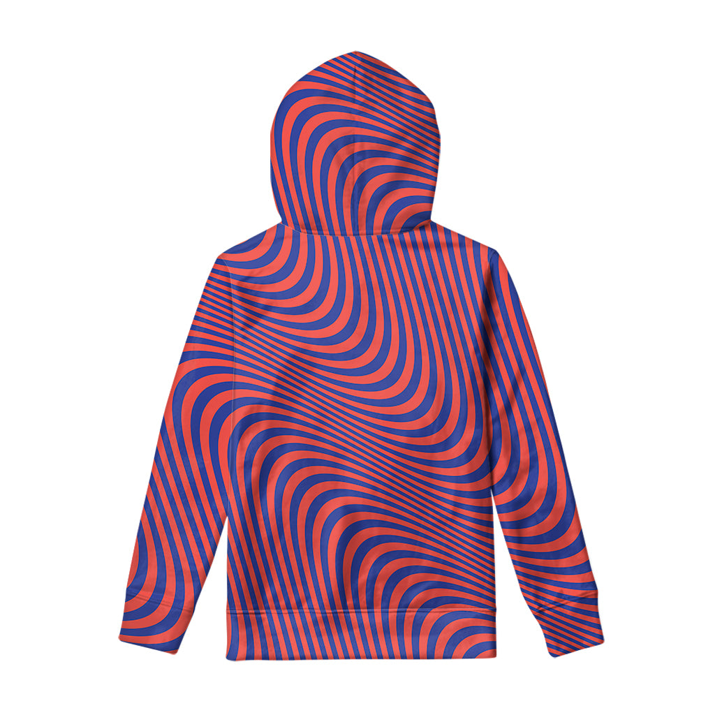 Psychedelic Illusion Print Pullover Hoodie