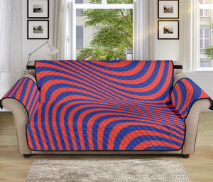 Psychedelic Illusion Print Sofa Protector