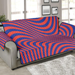 Psychedelic Illusion Print Sofa Protector