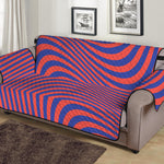 Psychedelic Illusion Print Sofa Protector