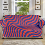 Psychedelic Illusion Print Sofa Protector