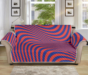 Psychedelic Illusion Print Sofa Protector