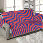 Psychedelic Illusion Print Sofa Protector