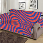 Psychedelic Illusion Print Sofa Protector