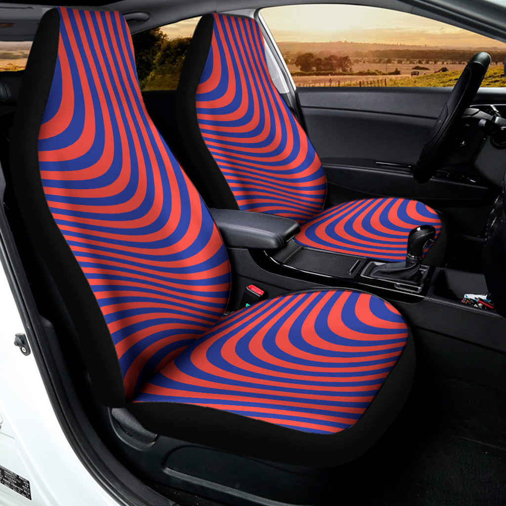 Psychedelic Illusion Print Universal Fit Car Seat Covers