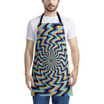 Psychedelic Illusory Motion Print Apron