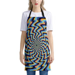 Psychedelic Illusory Motion Print Apron