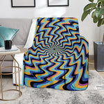 Psychedelic Illusory Motion Print Blanket