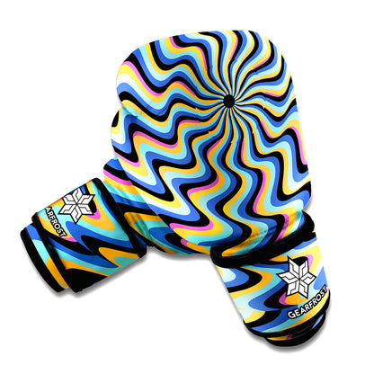Psychedelic Illusory Motion Print Boxing Gloves