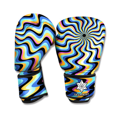 Psychedelic Illusory Motion Print Boxing Gloves