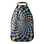 Psychedelic Illusory Motion Print Car Seat Organizers