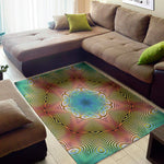 Psychedelic Kaleidoscope Print Area Rug