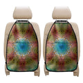 Psychedelic Kaleidoscope Print Car Seat Organizers