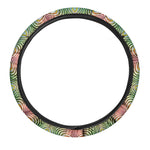 Psychedelic Kaleidoscope Print Car Steering Wheel Cover