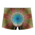 Psychedelic Kaleidoscope Print Men's Boxer Briefs