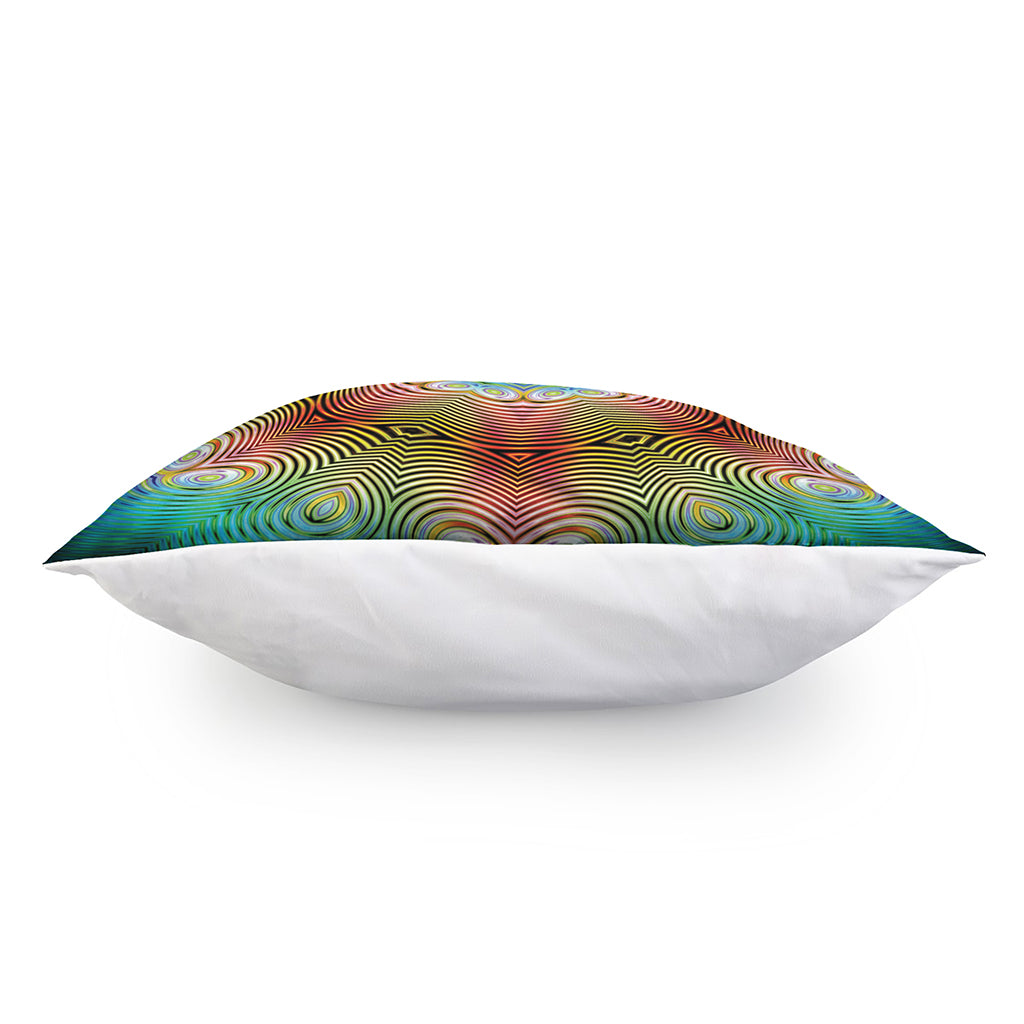 Psychedelic Kaleidoscope Print Pillow Cover