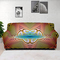 Psychedelic Kaleidoscope Print Sofa Cover