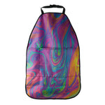 Psychedelic Liquid Print Car Seat Organizers