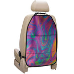 Psychedelic Liquid Print Car Seat Organizers
