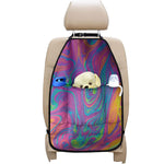 Psychedelic Liquid Print Car Seat Organizers