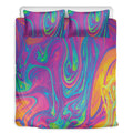 Psychedelic Liquid Print Duvet Cover Bedding Set