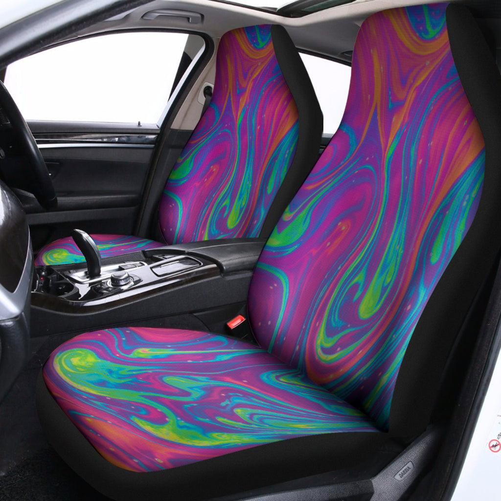 Psychedelic Liquid Print Universal Fit Car Seat Covers
