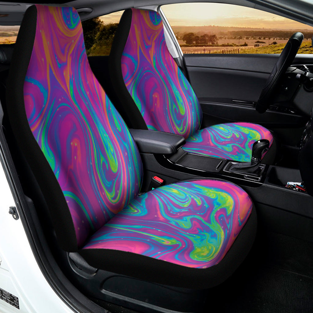 Psychedelic Liquid Print Universal Fit Car Seat Covers