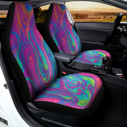 Psychedelic Liquid Print Universal Fit Car Seat Covers