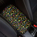 Psychedelic Mushroom Pattern Print Car Center Console Cover