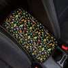 Psychedelic Mushroom Pattern Print Car Center Console Cover
