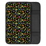 Psychedelic Mushroom Pattern Print Car Center Console Cover