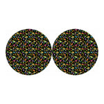 Psychedelic Mushroom Pattern Print Car Coasters