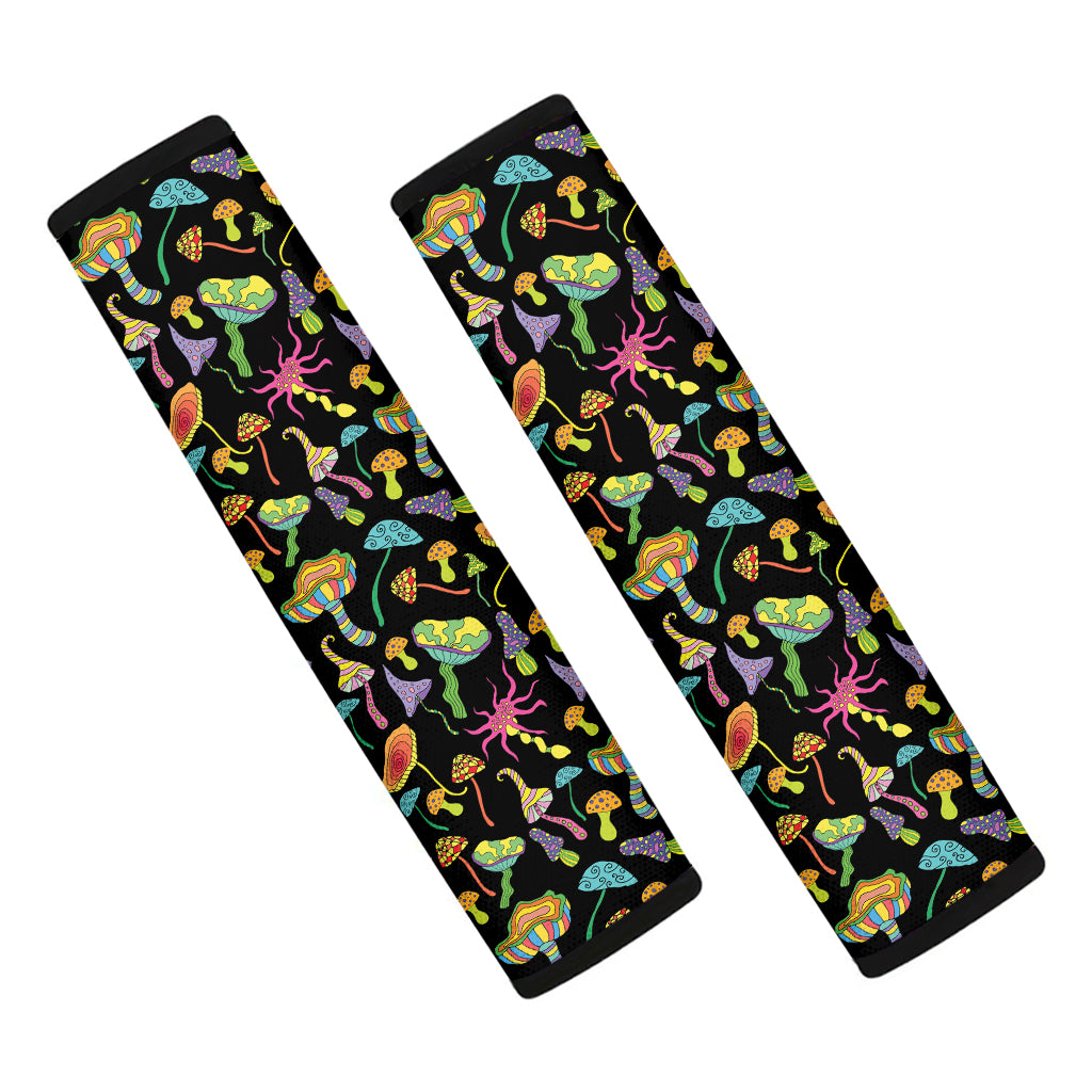 Psychedelic Mushroom Pattern Print Car Seat Belt Covers