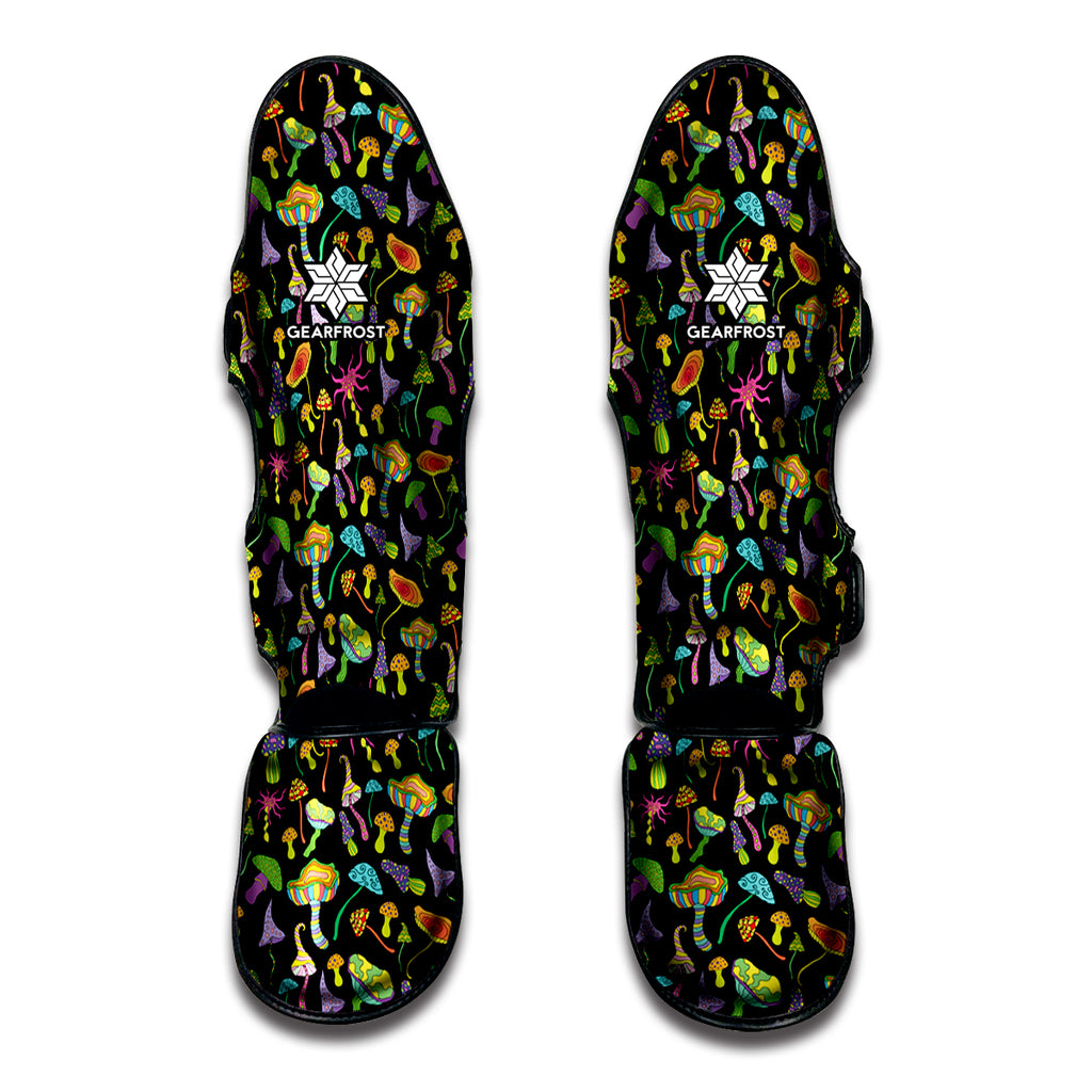 Psychedelic Mushroom Pattern Print Muay Thai Shin Guard