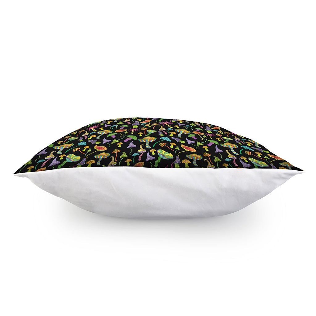 Psychedelic Mushroom Pattern Print Pillow Cover