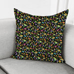 Psychedelic Mushroom Pattern Print Pillow Cover