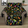 Psychedelic Mushroom Pattern Print Recliner Protector