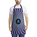 Psychedelic Om Print Apron