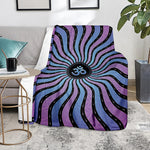 Psychedelic Om Print Blanket
